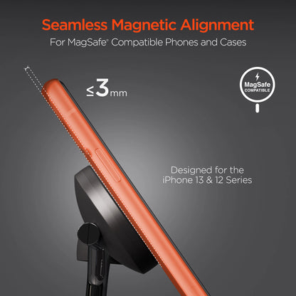 Hypergear Maxcharge 3-In-1 Magsafe Wireless Charging Stand for Phones (15515-HYP)